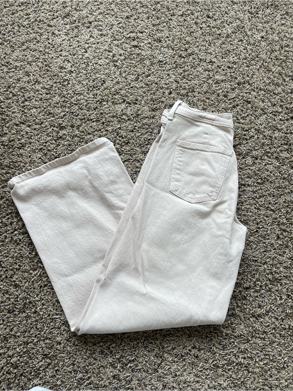 Universal Thread Sailor Wide Leg Cream Jeans